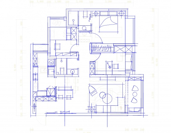 CAD室内设计平面图 平面设计的艺术与科学